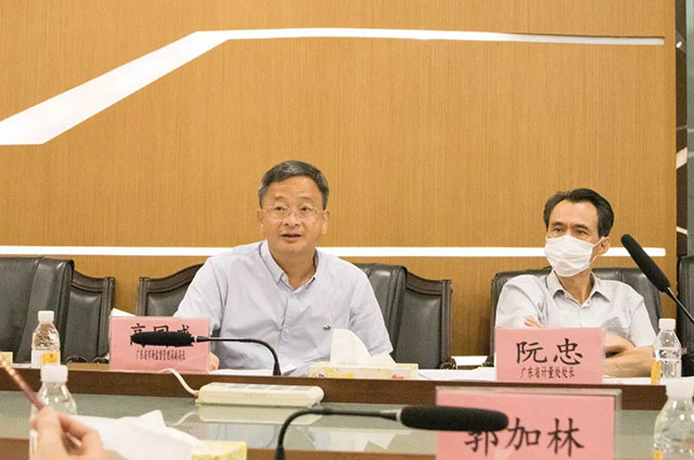 省市监局向导莅临德赢VWIN铝材集团,对2021年的能源计量审查事情举行回访