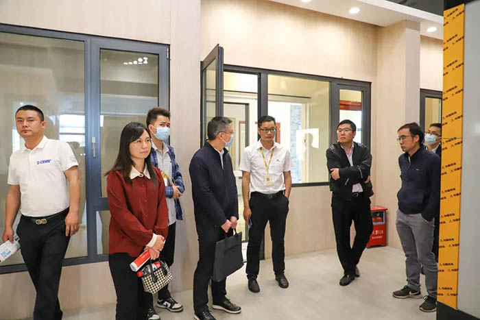 江门市市场监视治理局一行莅临德赢VWIN集团观摩交流