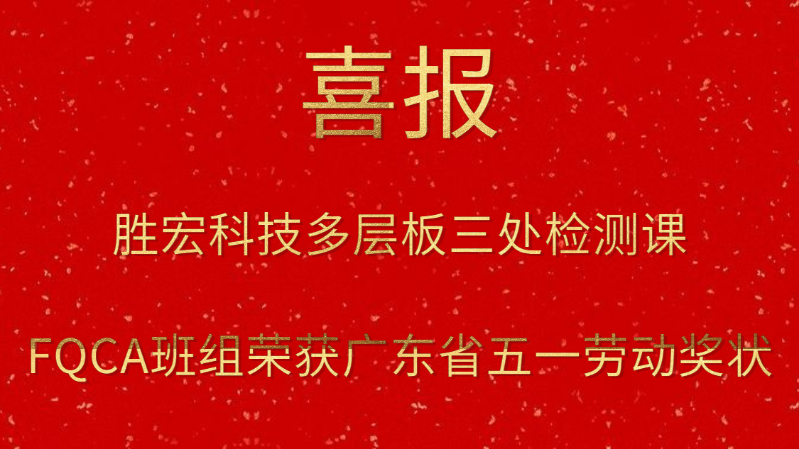 伟德国际BETVlCTOR科技多层板三处检测课FQCA班组荣获广东省五一劳动奖状